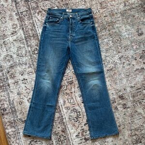 Mother the Tripper Ankle Blue Denim Jeans